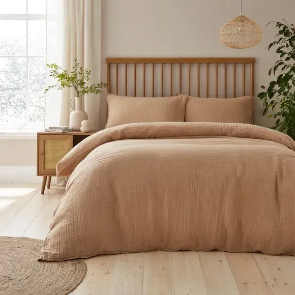 Duvet Cover and Pillowcase Set - Putty, Cotton