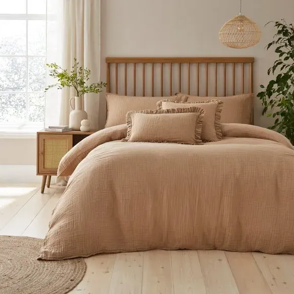 Duvet Cover and Pillowcase Set - Putty, Cotton