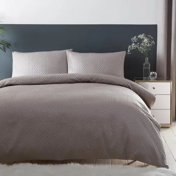 Duvet Cover and Pillowcase Set - Silver image