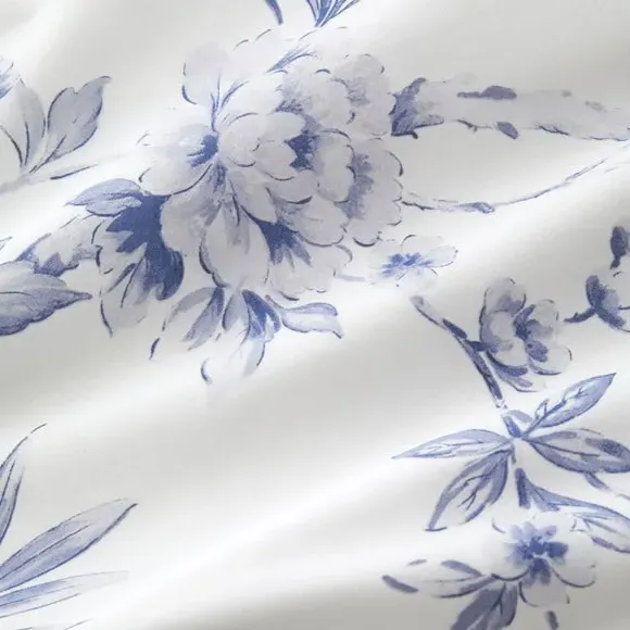 Duvet Cover & Pillowcase Set - Blue, Polycotton