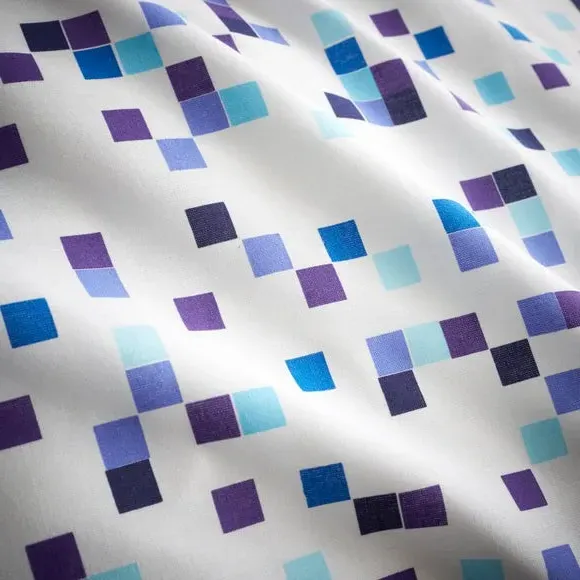 Duvet Cover & Pillowcase Set - Blue, Reversible