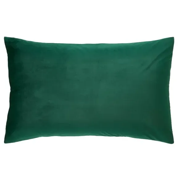 Duvet Cover & Pillowcase Set - Green, Velour