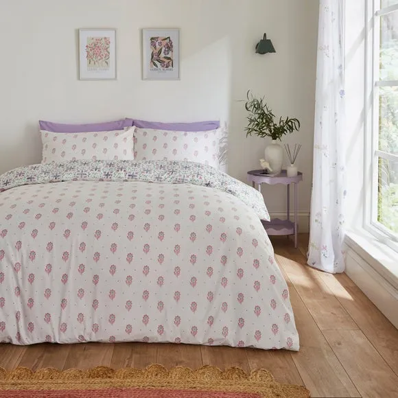 Duvet Cover & Pillowcase Set - Grey, Polyester