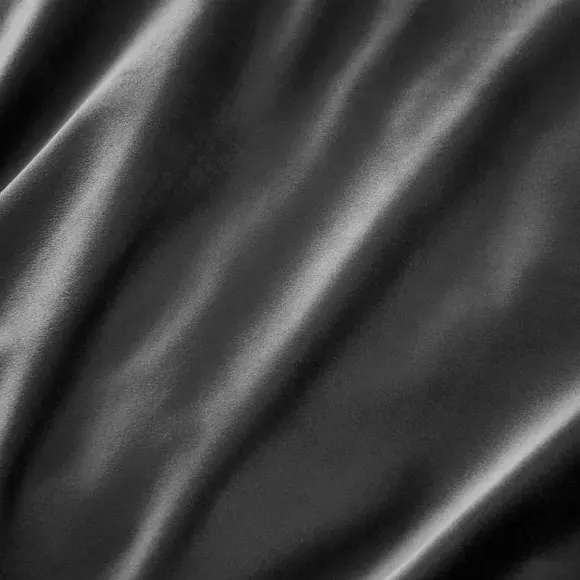 Duvet Cover & Pillowcase Set - Grey, Velour