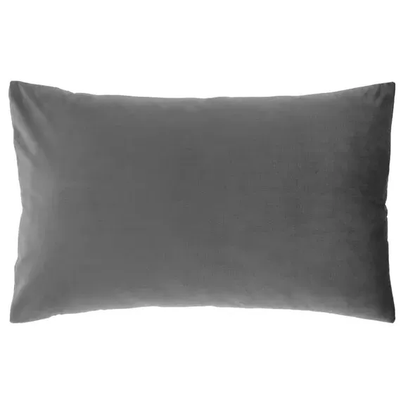 Duvet Cover & Pillowcase Set - Grey, Velour