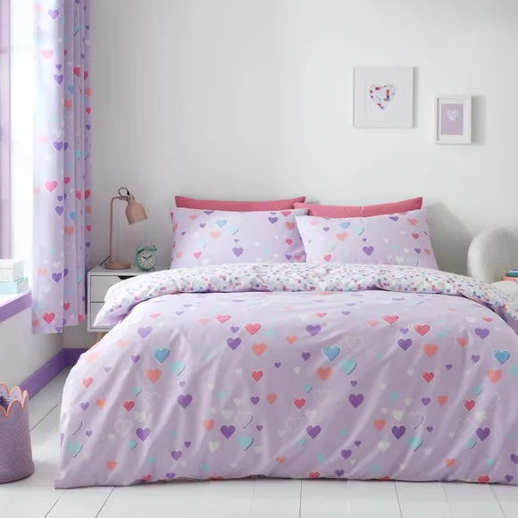 Duvet Cover & Pillowcase Set - Lilac, Cotton image
