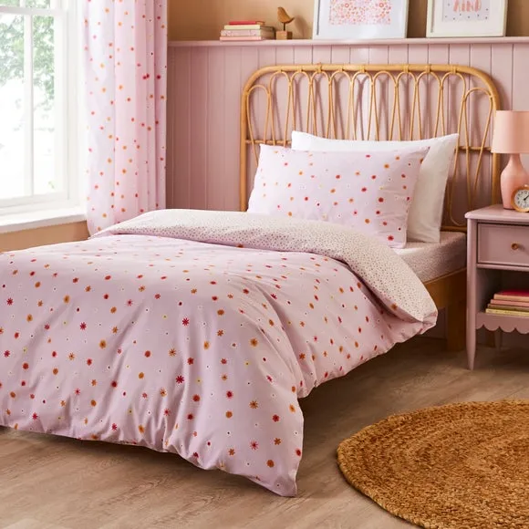 Duvet Cover & Pillowcase Set - Lilac, Polycotton image
