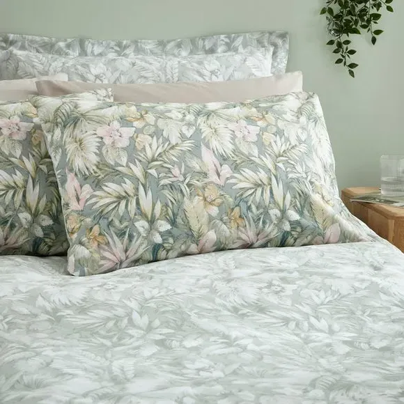 Duvet Cover & Pillowcase Set - Lilypad, Cotton