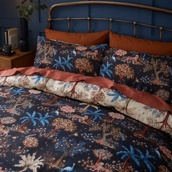 Duvet Cover & Pillowcase Set - Midnight, Polycotton