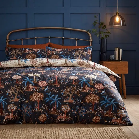 Duvet Cover & Pillowcase Set - Midnight, Polycotton