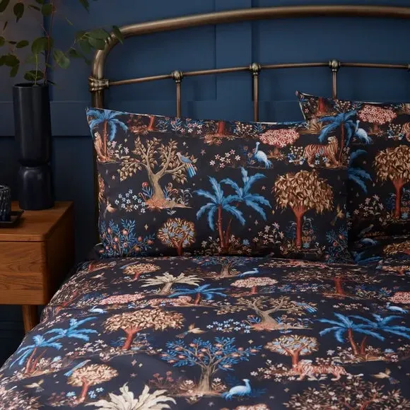 Duvet Cover & Pillowcase Set - Midnight, Polycotton