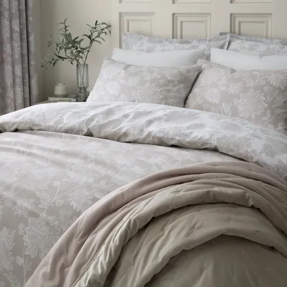 Duvet Cover & Pillowcase Set - Natural, Cotton