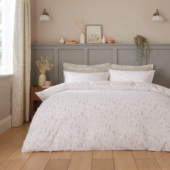 Duvet Cover & Pillowcase Set - Natural, Cotton