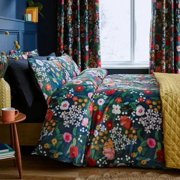 Duvet Cover & Pillowcase Set - Navy, Polyester