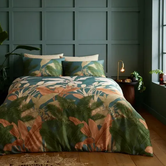 Duvet Cover & Pillowcase Set - Olive, Cotton