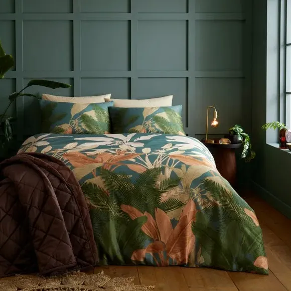 Duvet Cover & Pillowcase Set - Olive, Cotton image