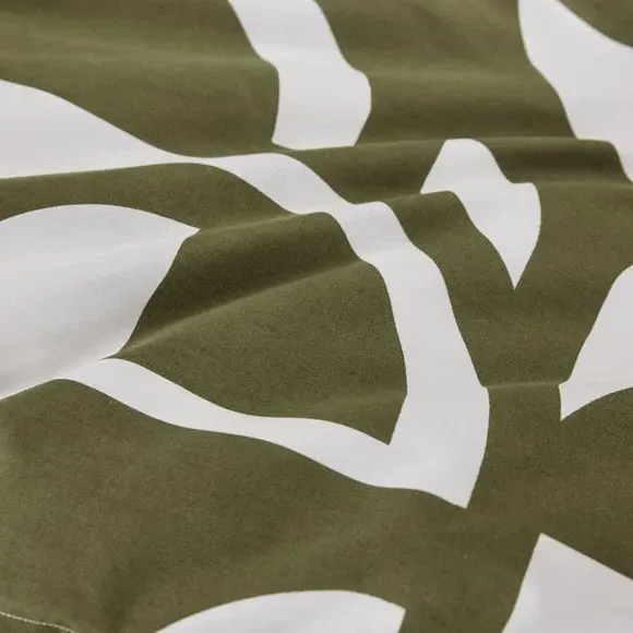 Duvet Cover & Pillowcase Set - Olive, Polycotton