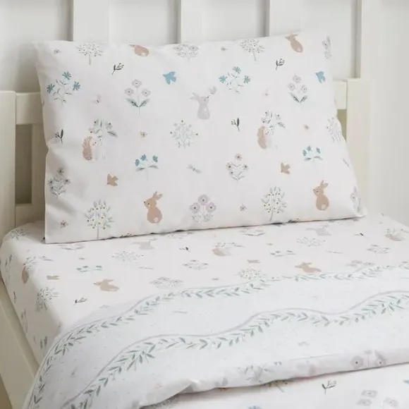 Duvet Cover & Pillowcase Set - Pale Pink, Cotton