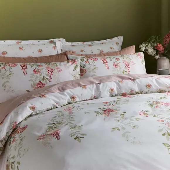 Duvet Cover & Pillowcase Set - Pink, Polycotton