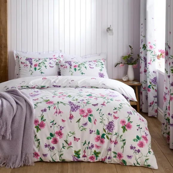 Duvet Cover & Pillowcase Set - Purple, Polycotton image