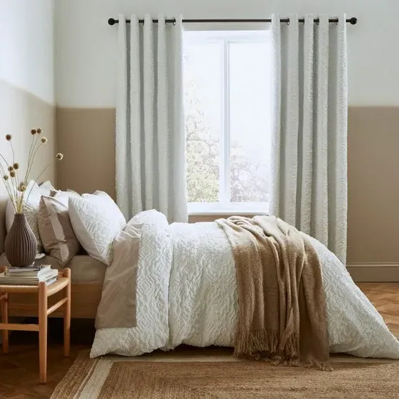 Duvet Cover & Pillowcase Set - White, Microfibre