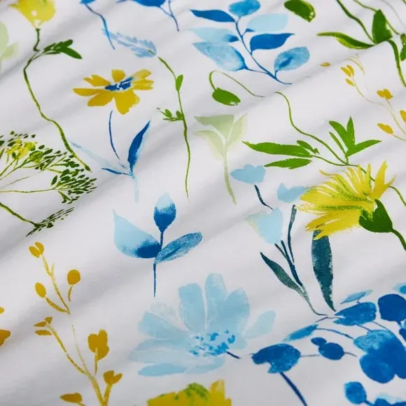 Duvet Cover & Pillowcase Set - White, Polycotton