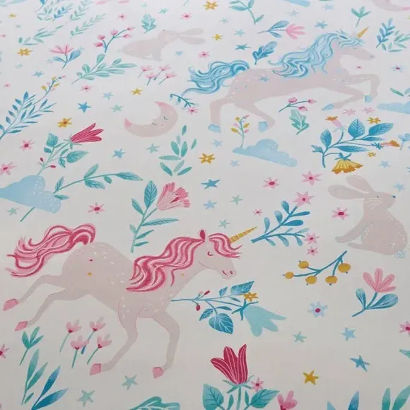 Duvet Cover & Pillowcase Set - White, Polycotton