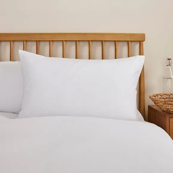 Duvet Cover & Pillowcase Set - White, Polycotton