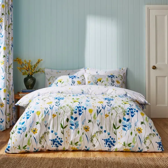 Duvet Cover & Pillowcase Set - White, Polycotton image