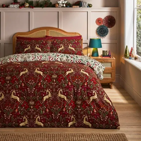 Duvet Cover Set Reversible - Multicolor, Cotton