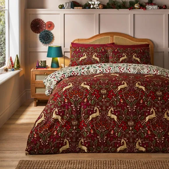 Duvet Cover Set Reversible - Multicolor, Cotton