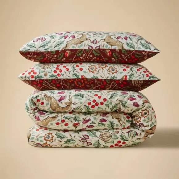 Duvet Cover Set Reversible - Multicolor, Cotton