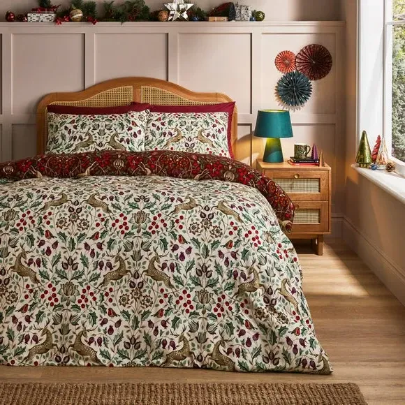Duvet Cover Set Reversible - Multicolor, Cotton image