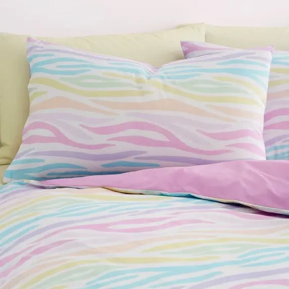 Duvet Cover Set Reversible - Multicolor, Polycotton