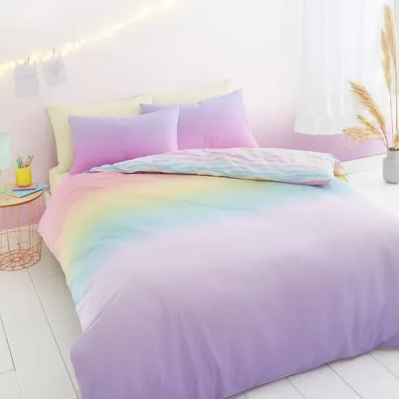 Duvet Cover Set Reversible - Multicolor, Polycotton