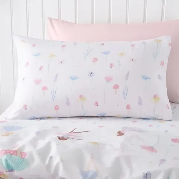 Duvet Cover Set Reversible - Pink, Polycotton