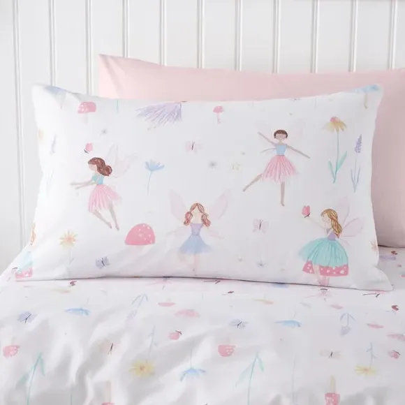 Duvet Cover Set Reversible - Pink, Polycotton