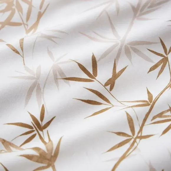 Duvet Cover Set with Floral Design - Mineral