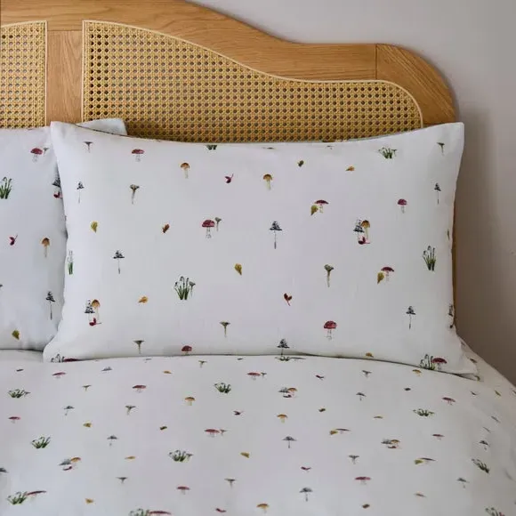 Duvet Cover Set with Forest Design - Brushed Cotton