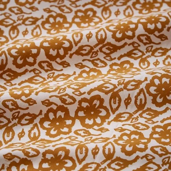 Duvet Cover Set with Pillowcase - Amber, Cotton