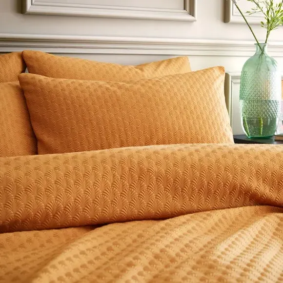 Duvet Cover Set with Pillowcase - Amber, Polyester