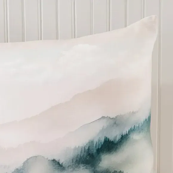 Duvet Cover Set with Pillowcase - Blue, Cotton