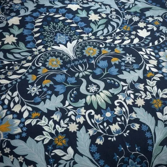 Duvet Cover Set with Pillowcase - Blue, Cotton