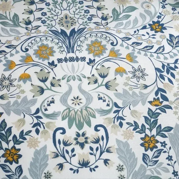 Duvet Cover Set with Pillowcase - Blue, Cotton