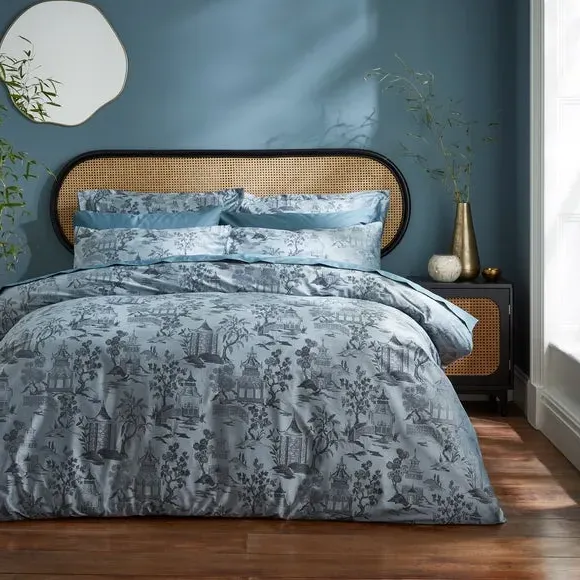 Duvet Cover Set with Pillowcase - Blue