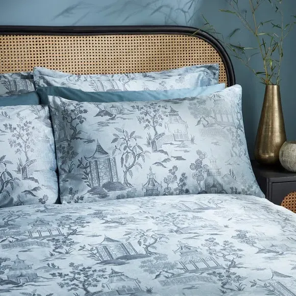 Duvet Cover Set with Pillowcase - Blue