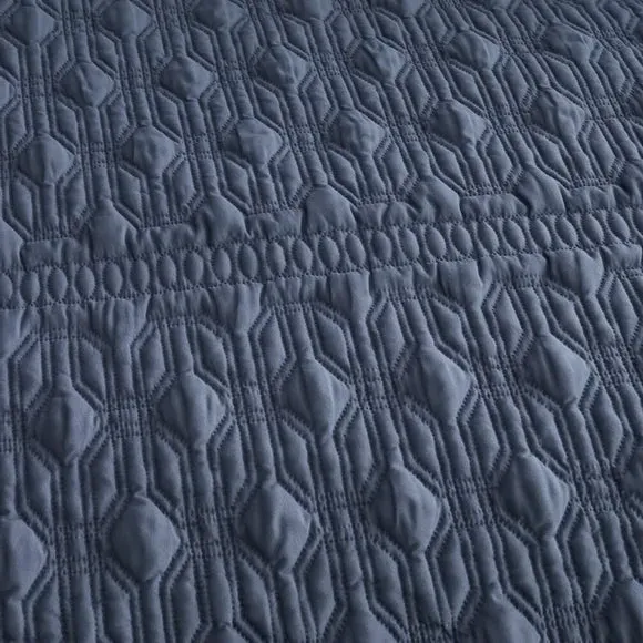 Duvet Cover Set with Pillowcase - Blue, Polyester