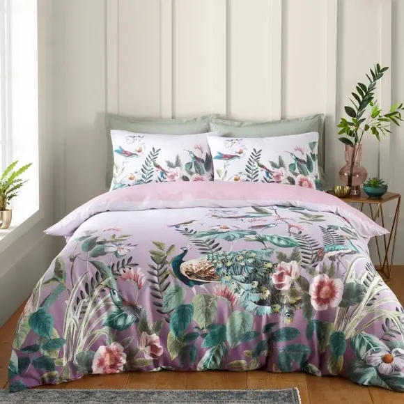 Duvet Cover Set with Pillowcase - Blush, Cotton