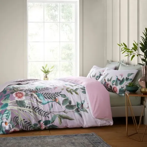 Duvet Cover Set with Pillowcase - Blush, Cotton