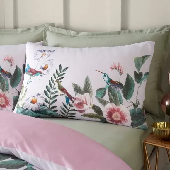 Duvet Cover Set with Pillowcase - Blush, Cotton